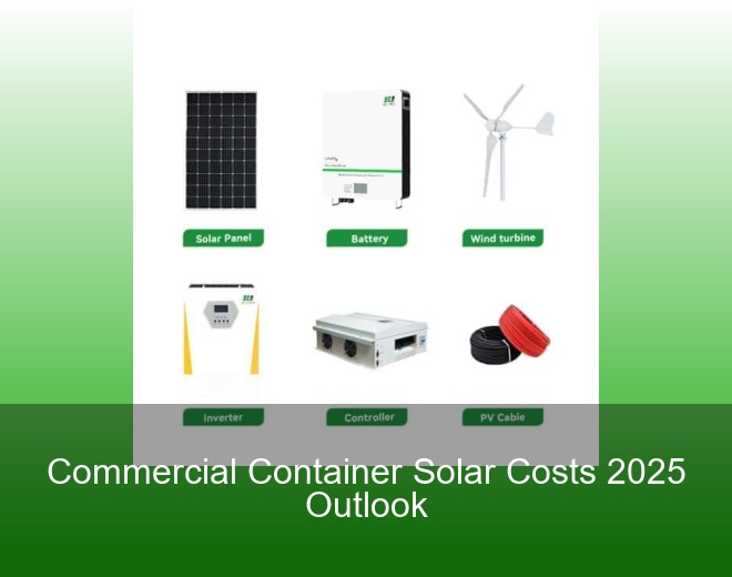 Commercial Container Solar Costs 2025 Outlook
